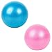 Slosy Pelota para Pilates Accesorios Gym Bola De Yoga Pack 2 Material De Gimnasio Balón Pequeño para Embarazadas De 25cm Entrenamiento Mini Ball Rosa Azul Mejora la Postura Rehabilitación