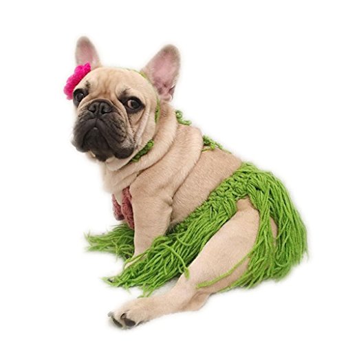 Leowow Dog Bikini Hula Girl Pet Costume For Small Medium Dog #TOP1