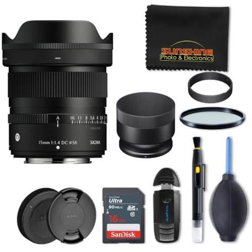 Sigma 15mm f/1.4 DC �R���e���|�����[�����Y Fujifilm X�}�E���g�p (Sunshine Essentials�o���h���t��)