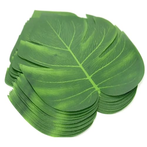 Feuilles de palmier Monstera artificielles anti-flétrissement pour décoration de fête