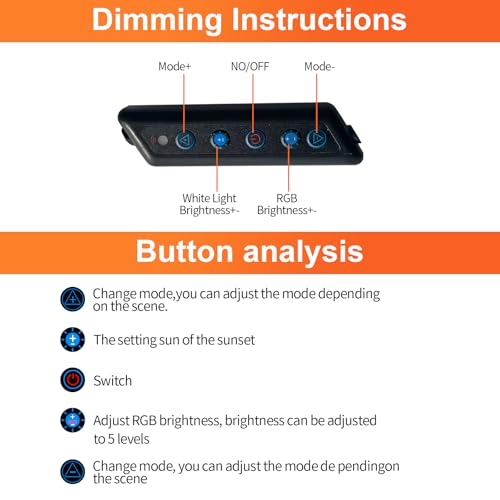 EVELLHPP Sunset Lamp Projector with App Control & 180° Rotation — view 6