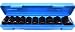 Produktbild Toolzone 10Pc 1.27 cm flache Kraftstecknüsse In Kunststoffkoffer