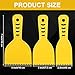 Lothee Adhesive Spreader Plastic Notch Trowel with Handle Adhesive Barrier Spreader Tool in 3 Sizes Notched Glue Applicator Kits for Automotive Body Fillers Putties Glazes Epoxy Resin Caulk Glues
