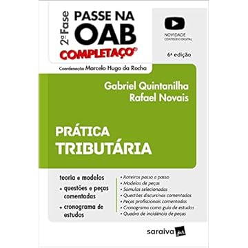 Capa do livro Passe na OAB 2ª Fase FGV - Completaço - Prática Tributária - 6ª edição 2022