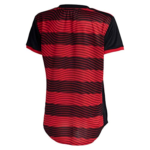 Camisa Feminina Flamengo Adidas Rubro-Negra HA8339 (M)