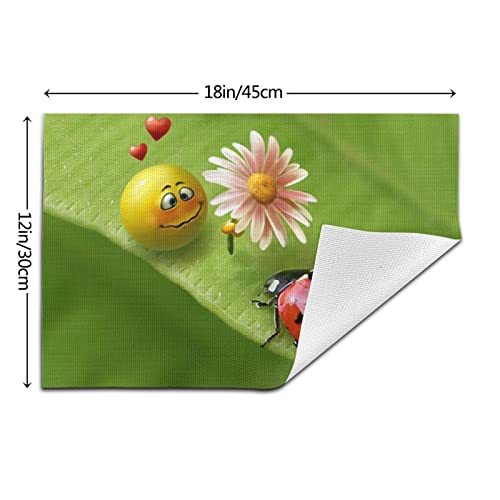 Sets de table faciles à nettoyer Insects Love pour protéger vos meubles
