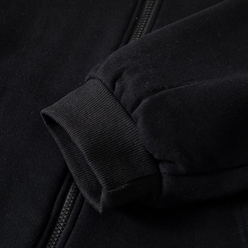 Fall Out Hoodie For Men Full Zip Long Sleeve Sweatshirt Plain Loose Fit Hooded Tops With Pocket Teen Fall Fashion 20254