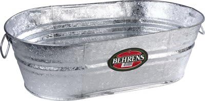 Behrens 4 gal. Steel Tub Oval