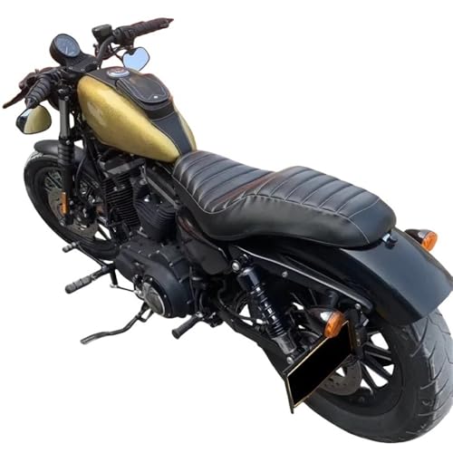 Asiento doble para Sportster SuperLow acabado premium texturizado 7