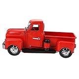 Modèle de voiture de noël : cet ornement de modèle de voiture de camion est une excellente décoration pour les bureaux, les études, les chambres et autres lieux, figurine de camionnette.