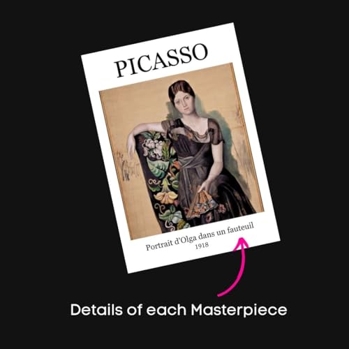 Image of Pablo Picasso Poster | Pablo Picasso Paintings Polaroids | Aesthetic 15 Mini Posters (8.6 x 6 cm) | Posters of Picasso's The Old Guitarist, The Weeping Woman, Girl Before Mirror and more | Picasso Poster