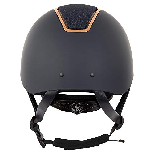 Casco de equitación BR Omega con brillo protector de cabeza para hípica 2