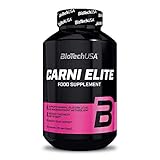 BioTechUSA Carni Elite Cápsula de suplemento dietético con L-carnitina, CLA y HCA, minerales y vitaminas, 90 cápsulas