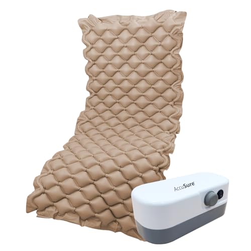 Image of AccuSure Air Mattress Anti Decubitus Air Pump and Bubble Mattress Anti Bedsore Mattress Pad, Inflatable Air Bed for Patients