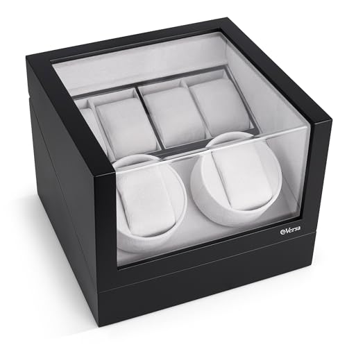 Cargador automático de relojes Versa doble enrollador de relojes automáticos con caja