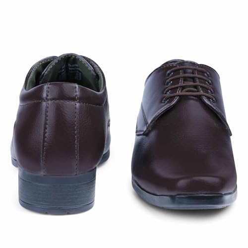 Image of DOCTOR EXTRA SOFT Men's Black Formal Shoes- Classic Office Business Dress Shoes, Slip On & Lace Up Style, Lightweight Cushioned Sole, Non-Slip Professional Work, Wedding,Party & Casual Footwear D-851