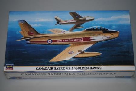 Canadair Sabre MK.5 Golden Hawks 1/48 maquette avion chasse Hasegawa 09642