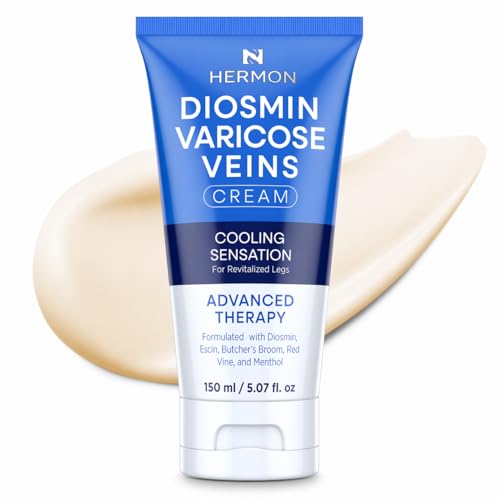 Hermon Diosmin Legs Gel Cream – Natural Botanical Moisturizer for Smooth, Nourished Skin...