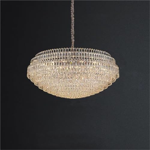 Modern Home Decor Living Room Multi-Layer Crystal Chandelier Lights Clear