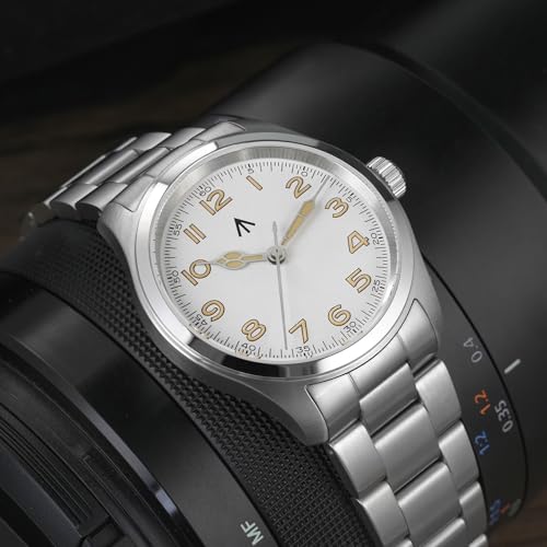 Image of TACTICAL FROG Militado ML08 Field Watch Japanese Sweep VH31 / 515 Movt with Calendar, Men's Military Watch Sapphire Crystal 10 ATM Waterproof Analog Watches for Men