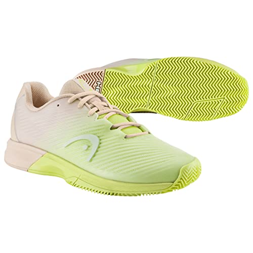 HEAD Revolt Pro 4.0 Clay Women Femme, Macadamia/Lime, 37