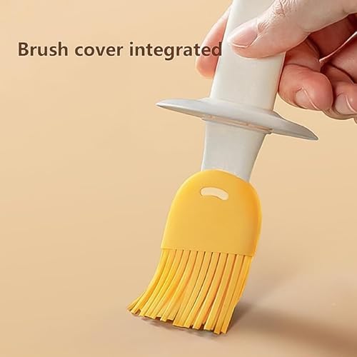 Image of 2-in-1 Oil Dispenser Bottle with Silicone Basting Brush (Set of 1)