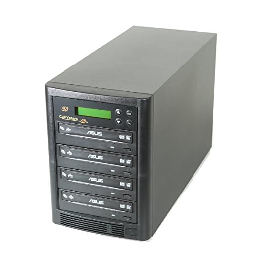 Copystars DVD Duplicator CD-DVD-Burner Drive Duplication Copier Tower 1-3 Target 24x Sata
