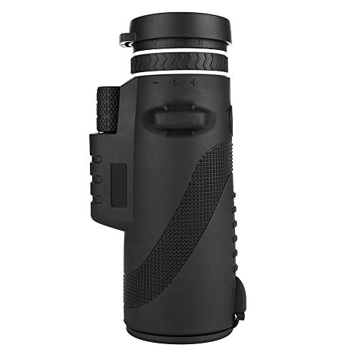 Telescópio monocular de alta potência 10X40 para observação de pássaros com adaptador de smartphone