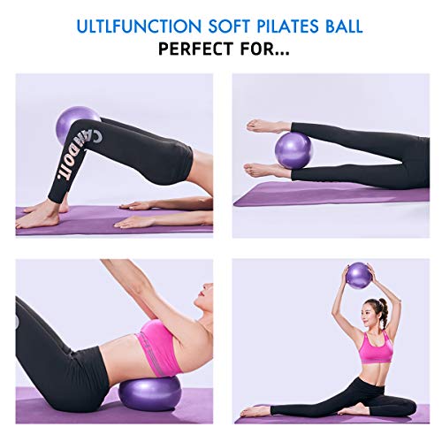 PROVO 2 stuks Zachte Pilates Balls, Mini Yoga Ball Zachte Pilates Bal Anti-slip Gymnastiekbal Anti Burst bal Oefenbal… - Image 3