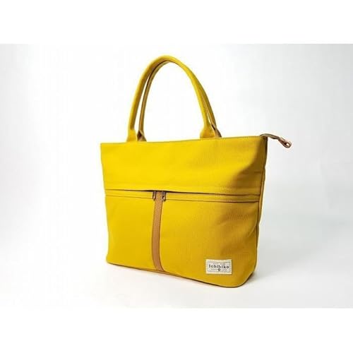 [ichihiko] [いちひこ帆布] ライントート/イエロー[かばん ファッション 人気]