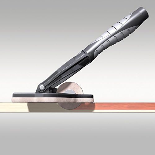 HomeRight Deck Pro with Gap Wheel, Pivoting Handle and 7-1/2 Inch Wide Deck Pad C800920 M Deck Stain Applicator, Grooving Tool, Stain Applicator Pad