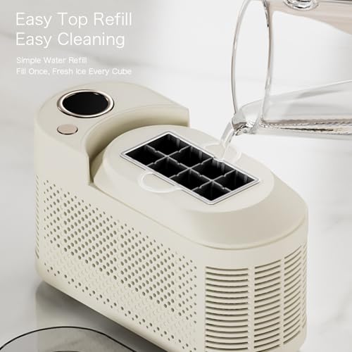 Máquina portátil para hacer hielo de 8 cubos miniatura 5