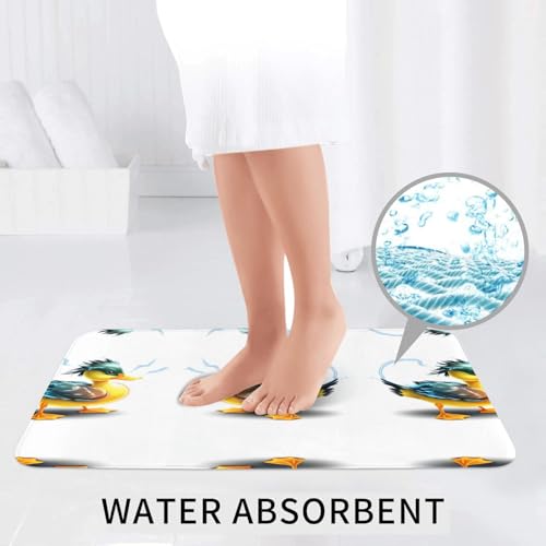 Tapis de salle de bain rectangulaire anti-glisse pour sol humide - 7