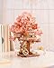 ROBOTIME DIY Miniature House Kits for Adults, 3D Wooden Puzzles for Teenager, Japanese Cherry Blossom Tree Sakura Bonsai Plants for Birthday Gifts and Hobbies (Sakura Tree House)