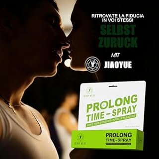 JIAOYUE Spray ritardante per uomini，effetto prolungato,ideale per controllo e soddisfazione totale elevate esperienze intime (1 pezzo)