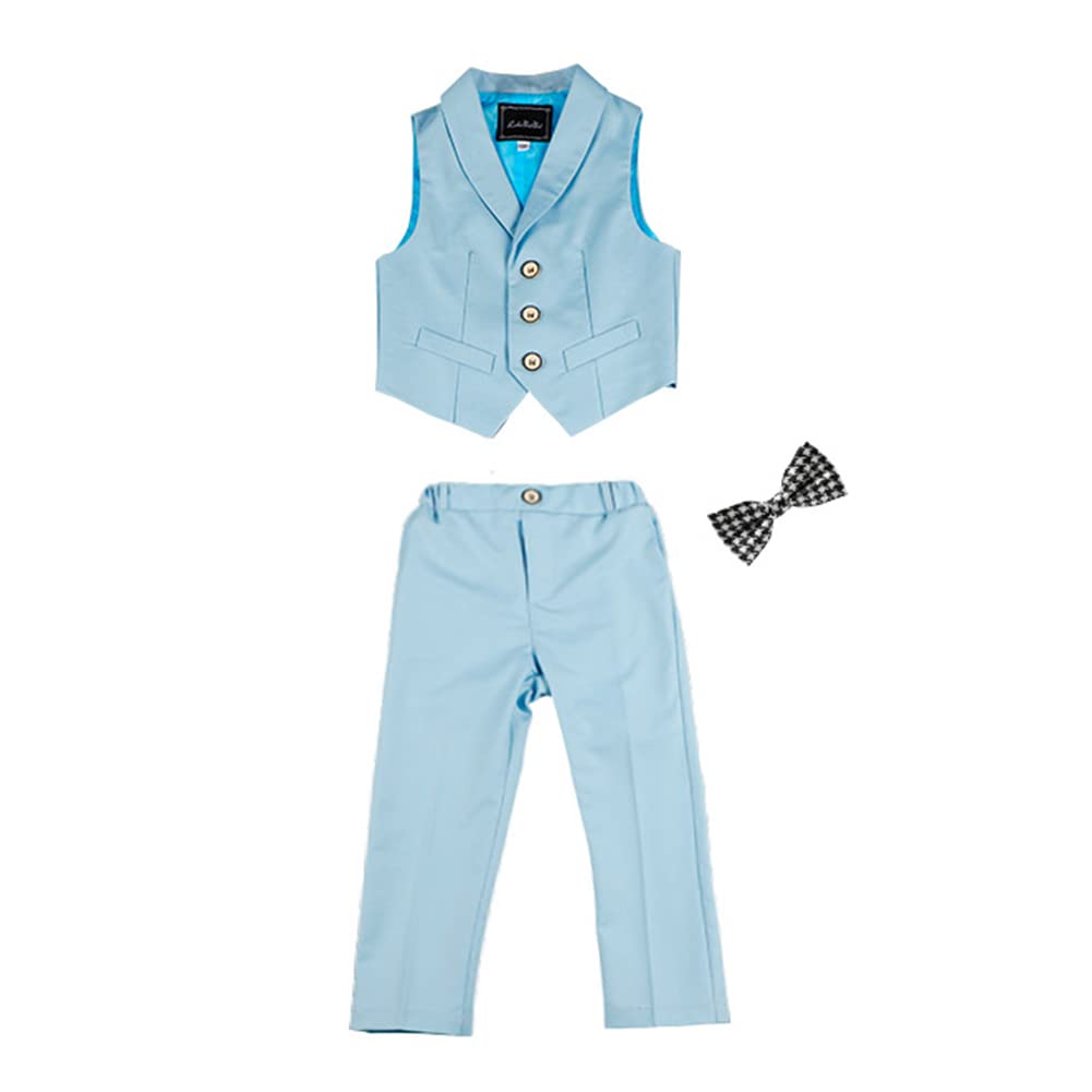 Tenue Formelle Petit Garçon Costume Bébé Garçon YiZYiF 3 Pièces - Chemise, Gilet, Pantalon Nœud Papillon Tenue Formelle Petit Garçon Costume Bébé Garçon YiZYiF 3 Pièces - Chemise, Gilet, Pantalon Nœud Papillon