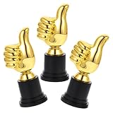 Abaodam 3 Pezzi Trofei Plastica Premi Classe e Competizioni Sportive per Ragazzi e Ragazze