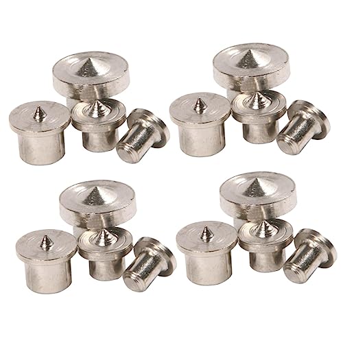 Garneck Wood Dowel Locator Center Points 16pcs Drill Bit Set Accurate Alignment for Dowel and Tenon Placement