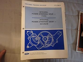 Paperback Ford Training-ctp-1980-6 Integral Power Steering Gear Ford & Saginaw 1980 Book