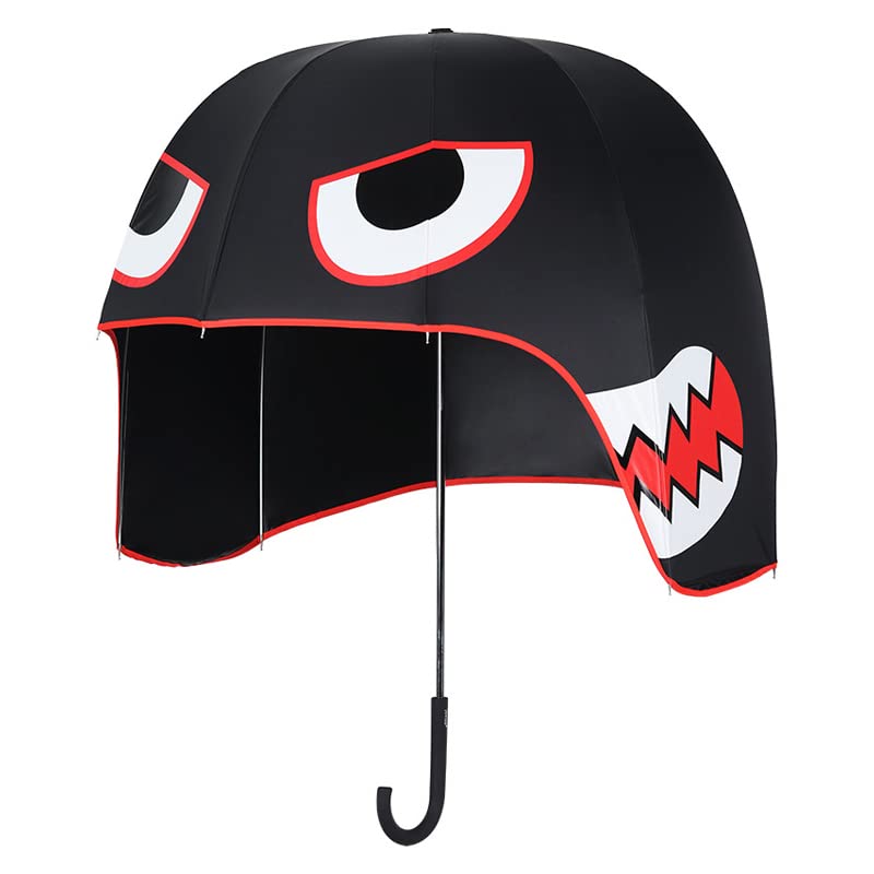 Paraguas con Diseño de Dibujos Animados para Casco, Resistente Al Sol y a la Lluvia, con Largo para Días Soleados y Lluviosos