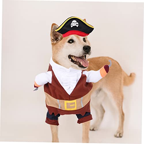 Disfraz Pirata para Perro Halloween Talla S Algodón miniatura 5