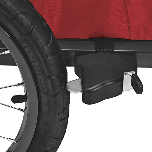 Allen Sports Unisex volwassenen ES2-R fietskar voor 2 kinderen, multifunctioneel, voor fietsen en wandelen, rood - Image 8