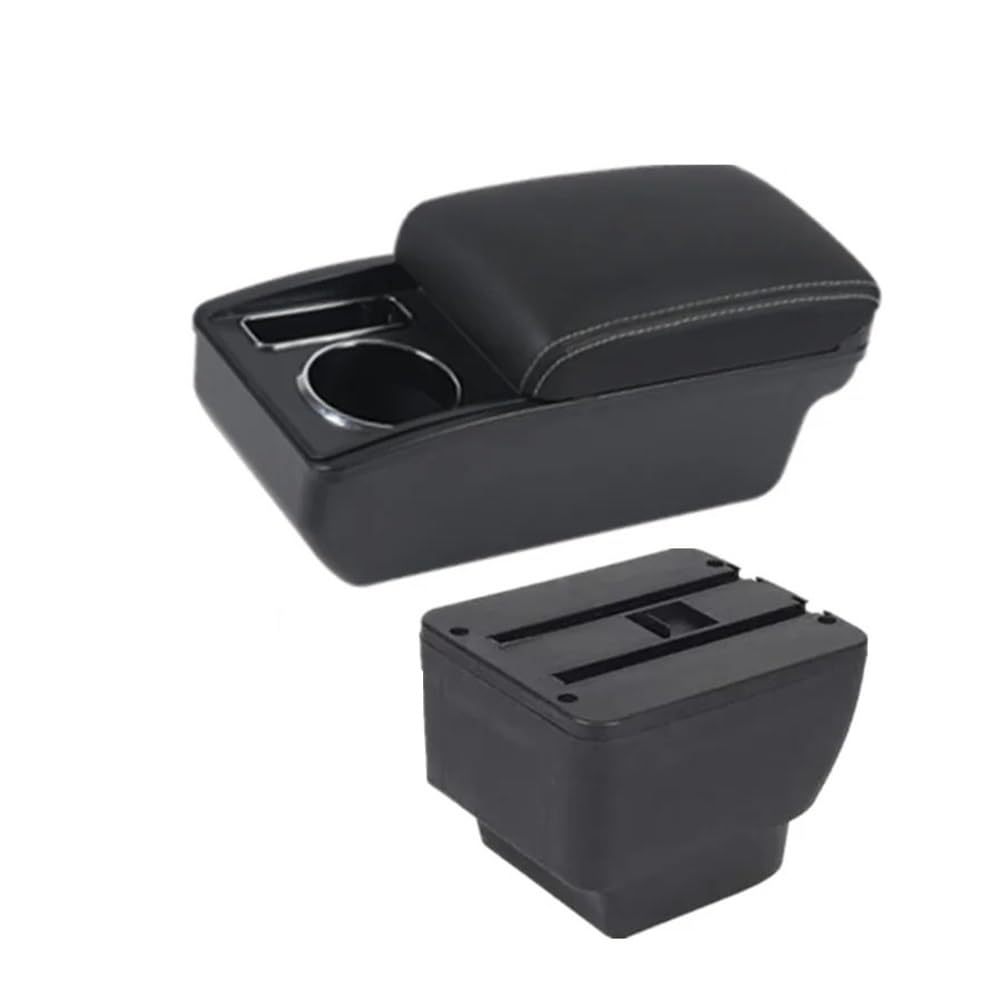 AIERDEYP Car Armrest Box For Mazda 2 Demio Car Armrest Box