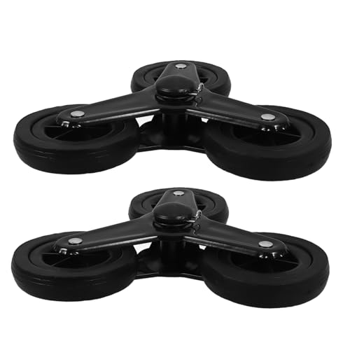 Roues de rechange pour chariot de supermarché facilitant la montée d'escalier