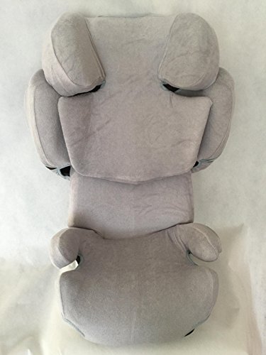 Sommerbezug Schonbezug für Cybex Solution Z-Fix und T i-Fix Frottee 100{941d371432a47285d04f1b380b5bede5d92fac7234a65d1dc615fd612566863e} Baumwolle blaugrau