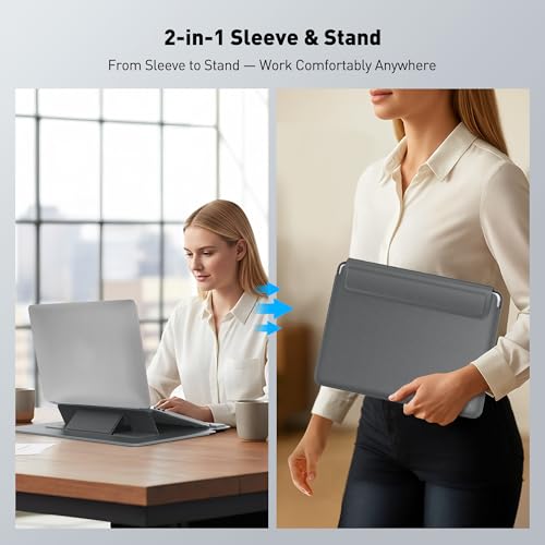 Housse ordinateur portable 13-14 pouces extensible support MacBook