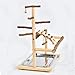 Leefasy Bird Playground,Birdcage Playstand, Pet Bird Perch Stand, Parrot Play Gym Parakeet Cage Decor Budgie Perch Stand for Parakeets Lovebirds Conure