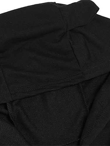PERSUN Women's Black Cat Ear Hoodie I’m a cat Letter Print Cute Juniors Hooded Sweatshirt - Thumbnail 4