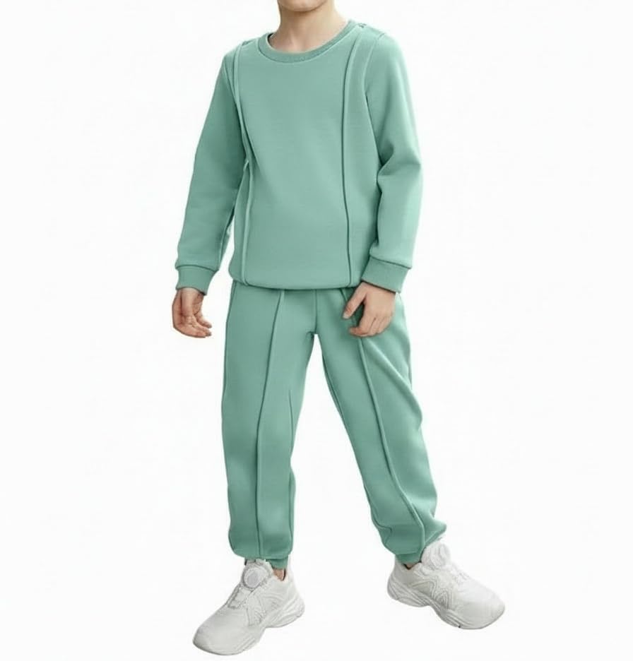 Image of Toddler Boys boys sets ,Long Sleeve Fleece Fall Winter boys sweatsuit