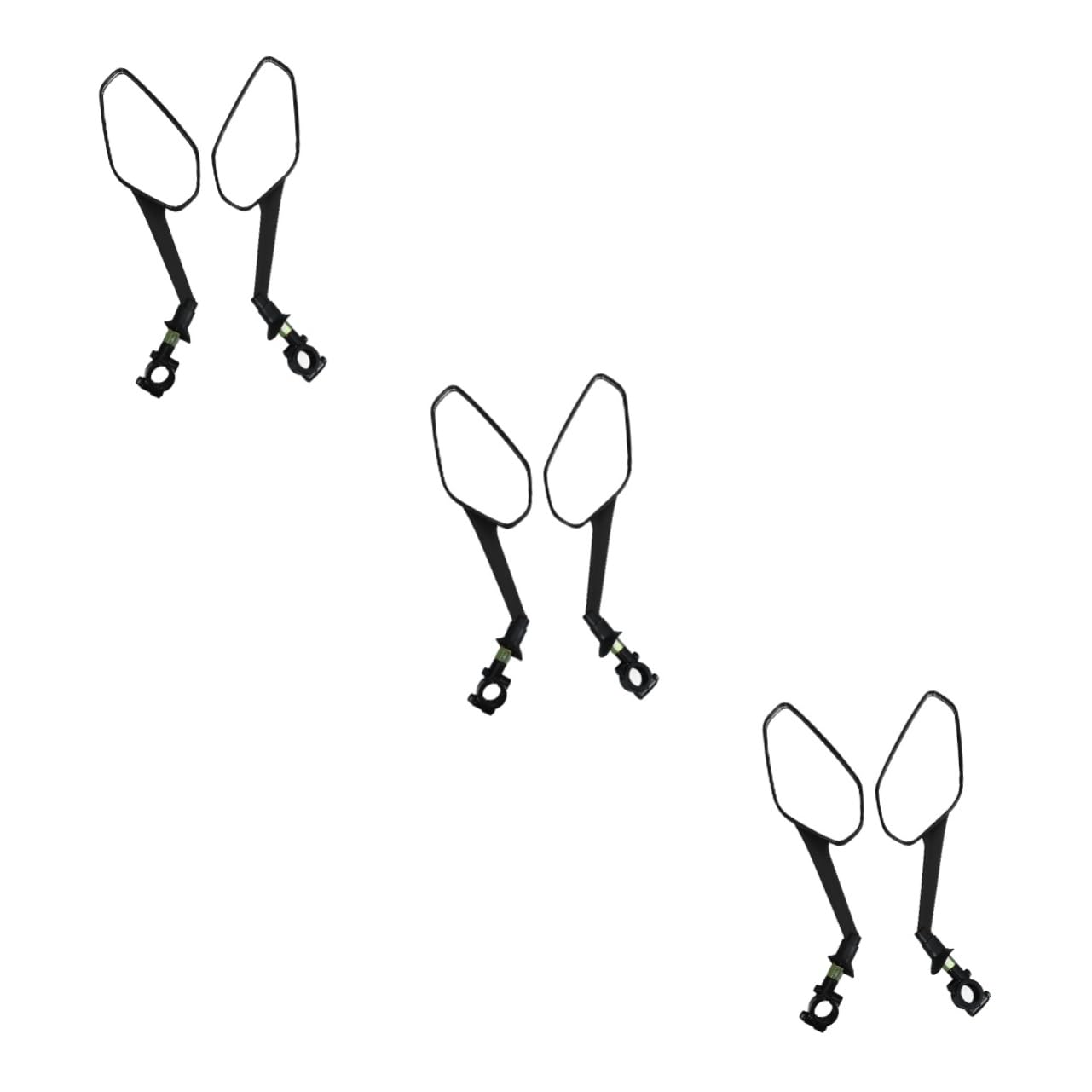 BESPORTBLE 3sets Specchietto Retrovisore Per Manubrio Visibilità Biciclette -bike Facile Installazione e Resistente